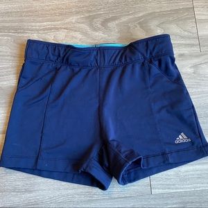 Adidas Mini Blue Shorts (volleyball Shorts)